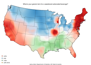 美國人怎麼說 汽水地圖